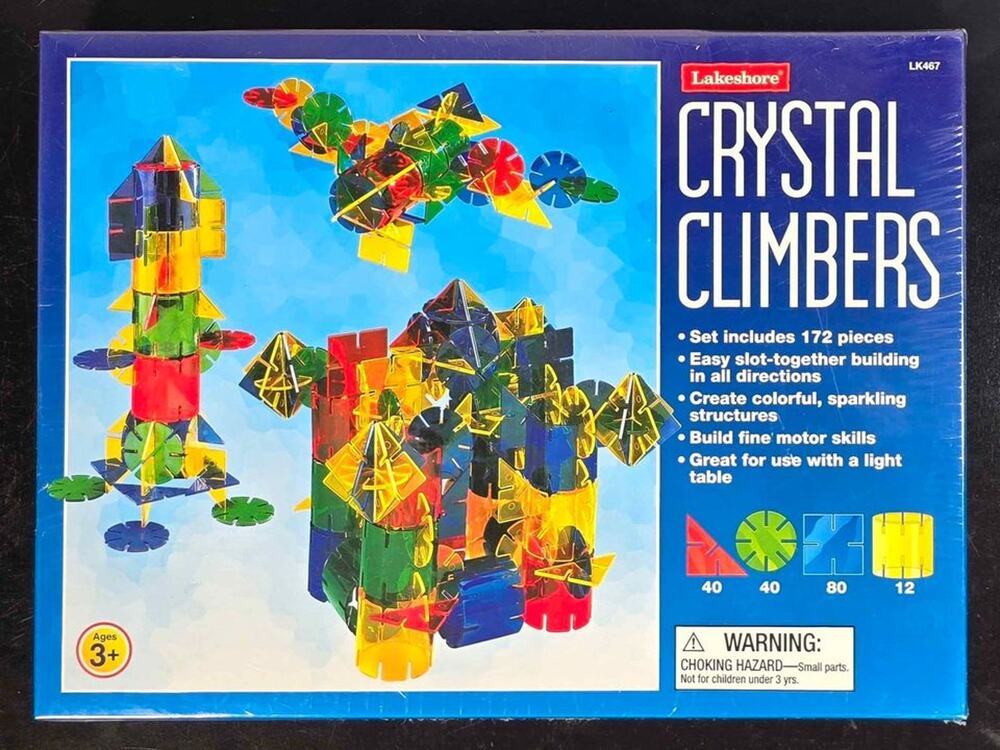 Lakeshore Crystal Climbers 172 Piece Set, New LK467